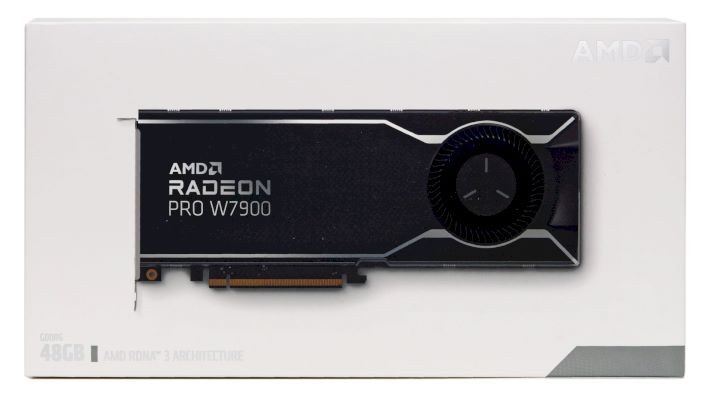 amd radeon pro w7900 box