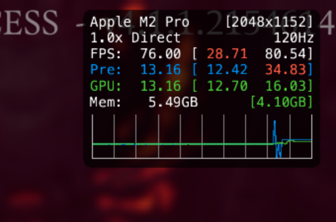 baldurs gate 3 early access perf graph