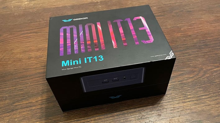 Geekom Mini IT13 packaging box