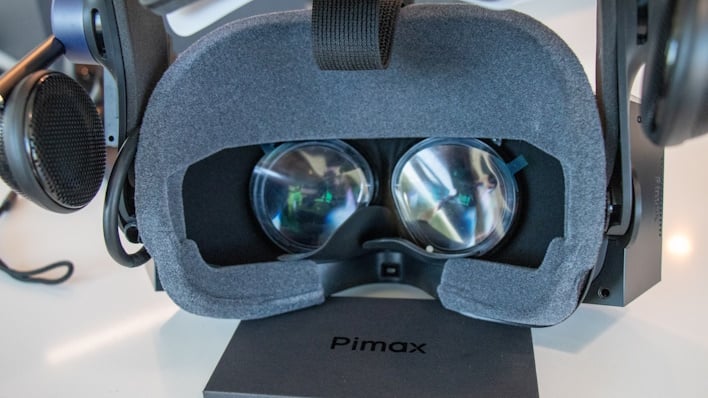 interior face pimax crystal standalone and pc vr headset review