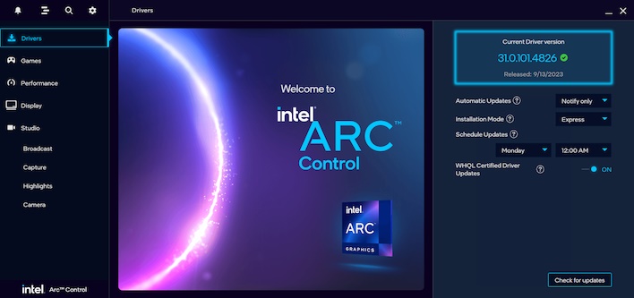intel arc control 1