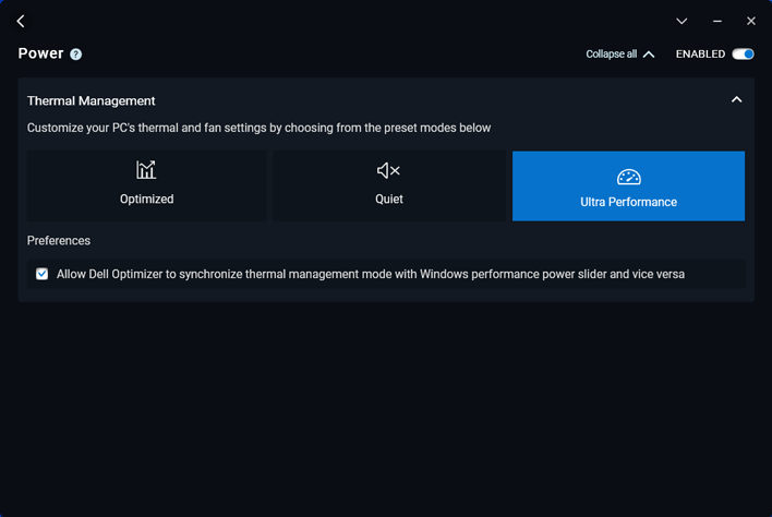 dell precision optimizer