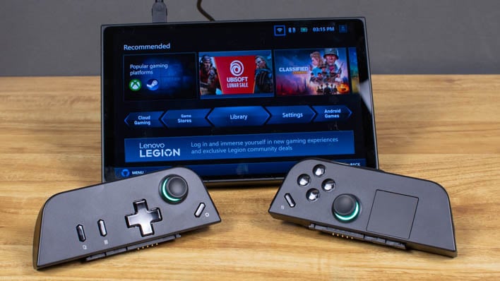 Hands-on: The Lenovo Legion Go can turn one of its controllers