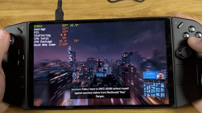 spider man remastered on lenovo legion go