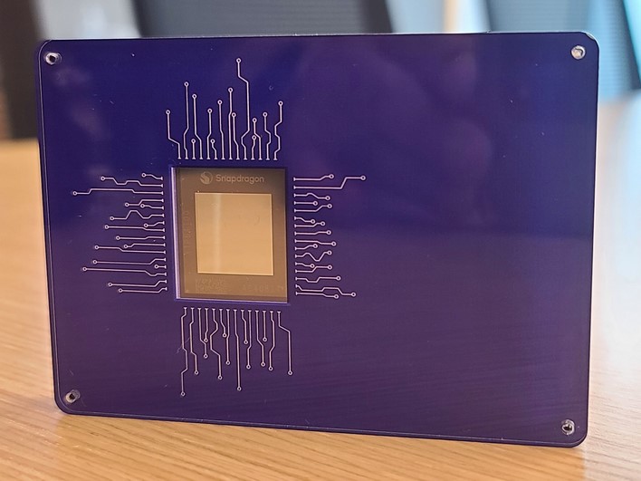 snapdragon x plus chip front