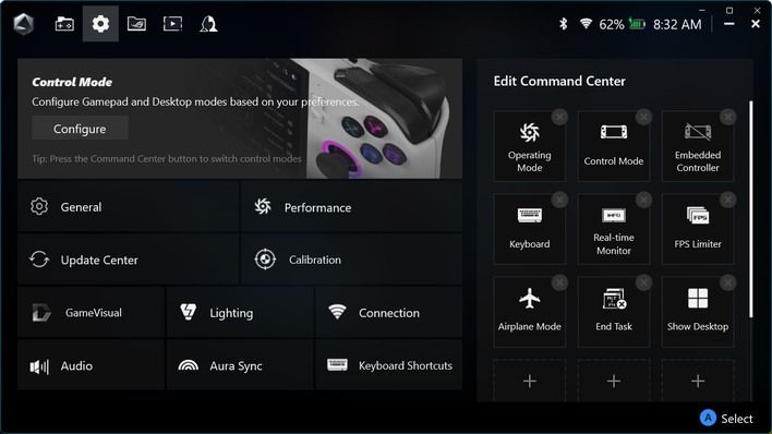ac config armoury crate