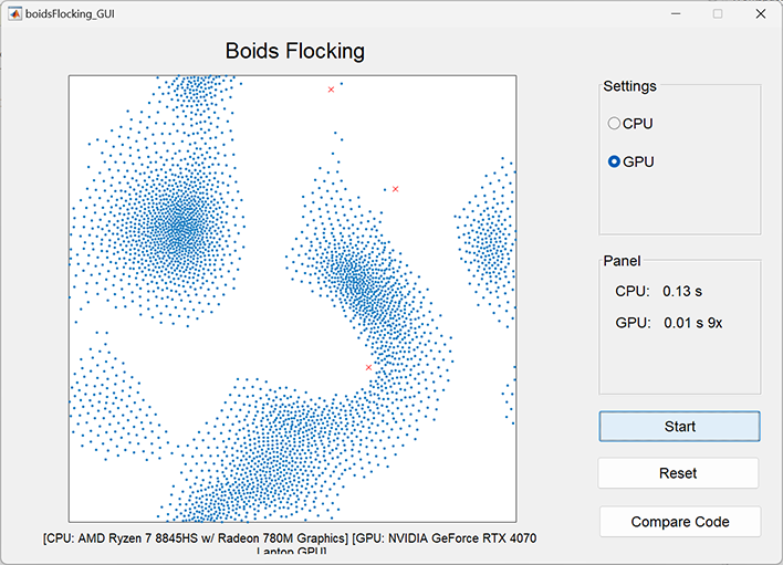 boids flocking matlab