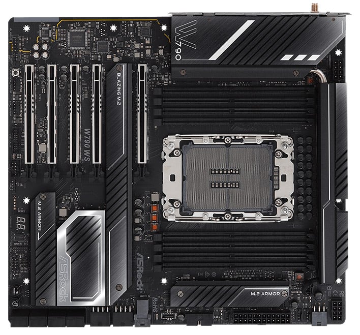 asrock w790 ws top