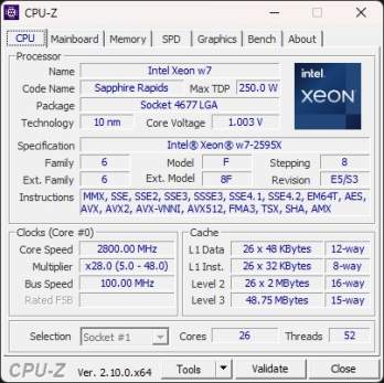 CPU Xeon W7 1