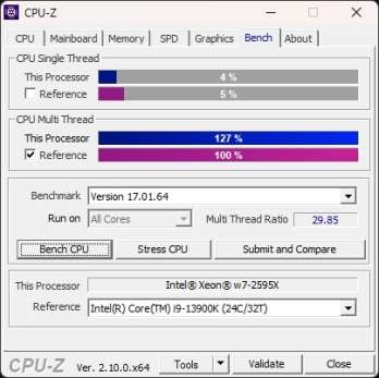 CPU Xeon W7 2