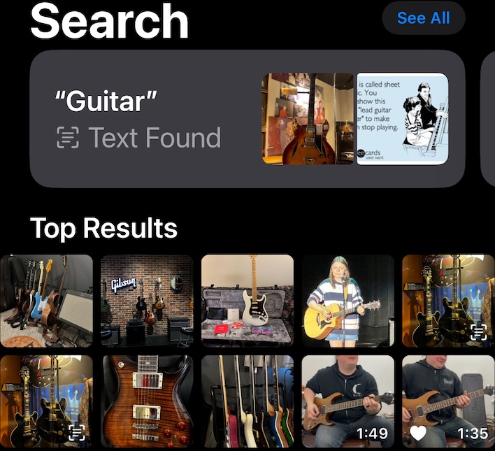 photo search results