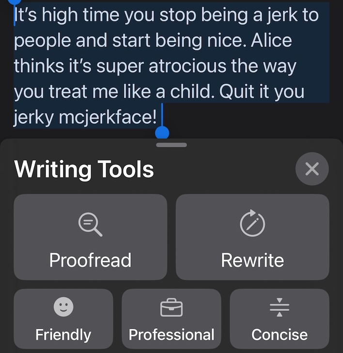 writing tools start