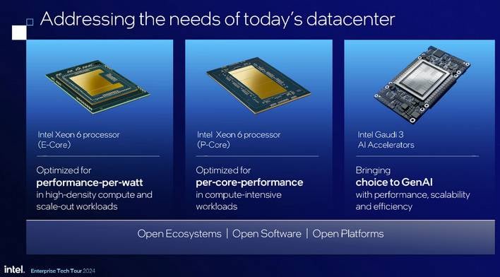 intel xeon 6 and gaudi family