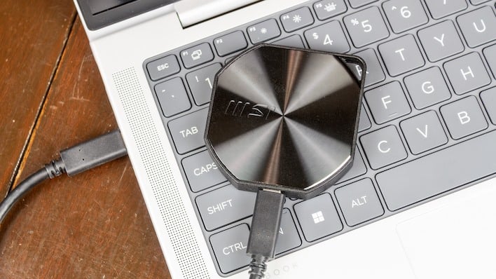 plugged msi datamag portable ssd