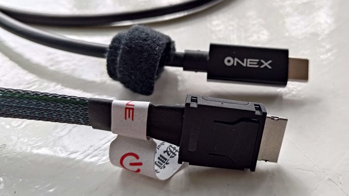 USB C and OCuLink connectors