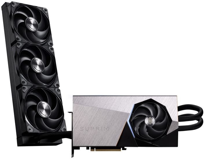 msi geforce rtx 5090 suprim liquid 4