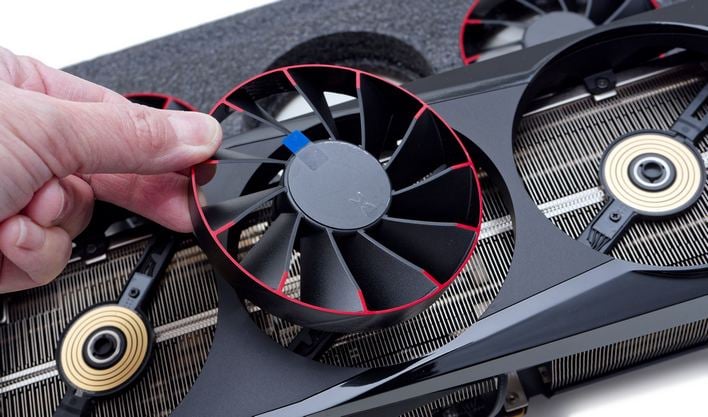 xfx radeon 9070xt magelev fans