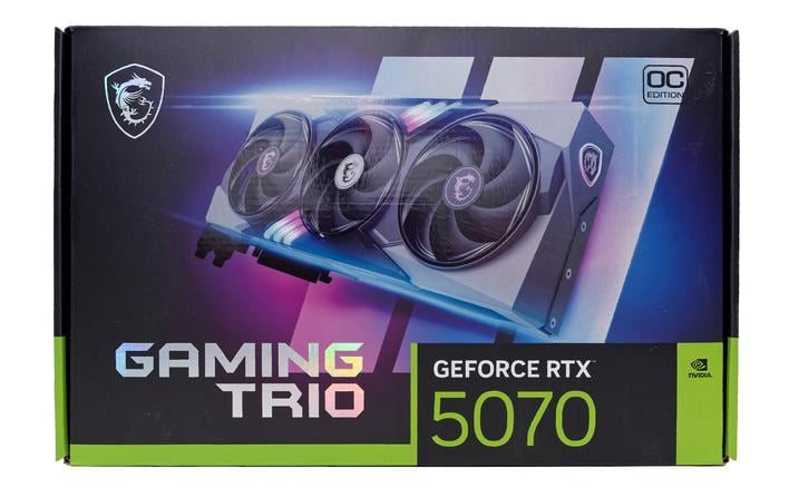 msi rtx 5070 box