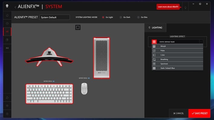 alienware cc rgb controls
