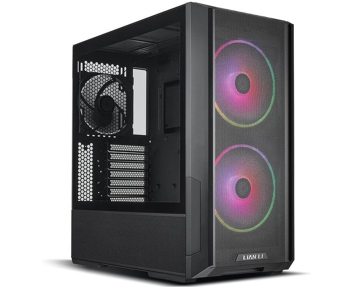 lianli case pc build 1750