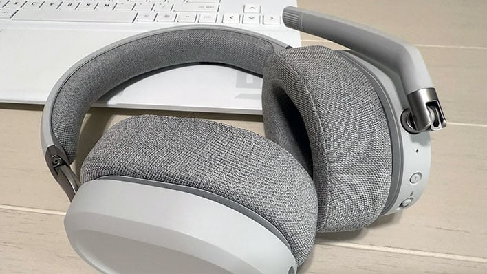 Fractal Design's Scape headset laying on a table.