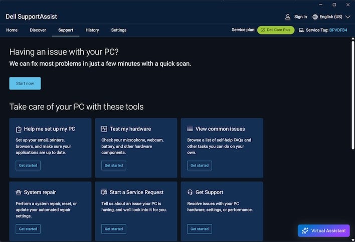 dell supportassist 4