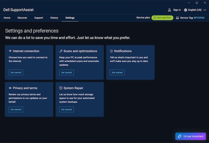dell supportassist 5