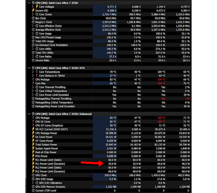 thermals dell 14 premium