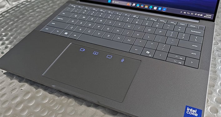 dell pro 14 premium keyboard and collaboration touchpad demo