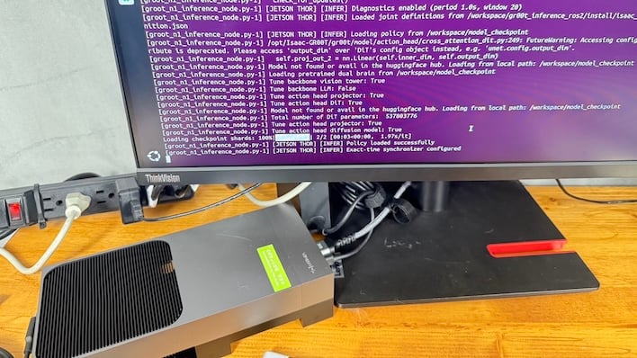 nvidia jetson agx thor dev kit robot container