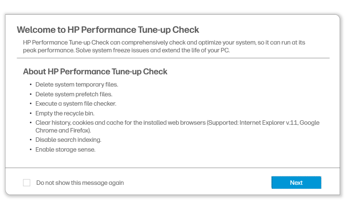 hp performance tune up check