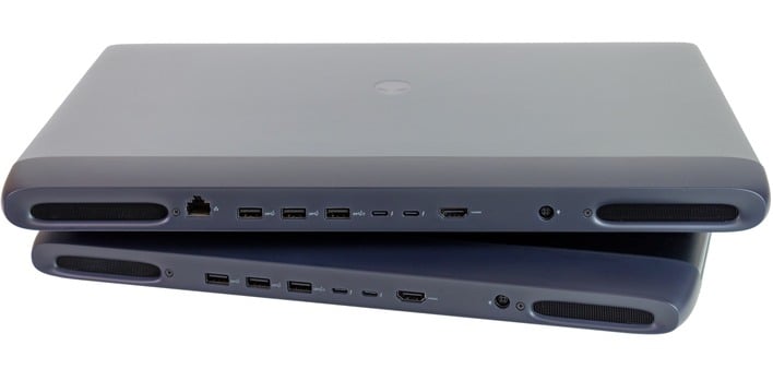 photo rear io alienware core ultra laptops