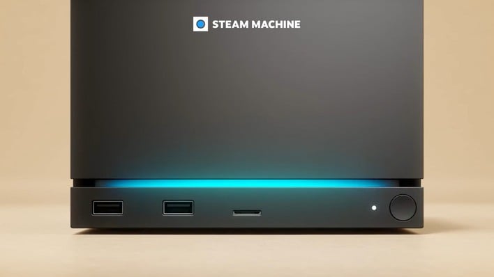 steam machine light bar front