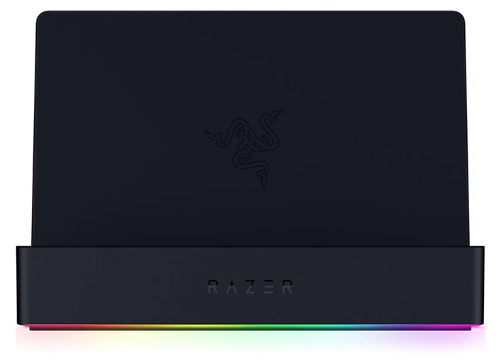 razer handheld dock chroma review front