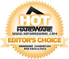 Hot Hardware Editor's Choice Award