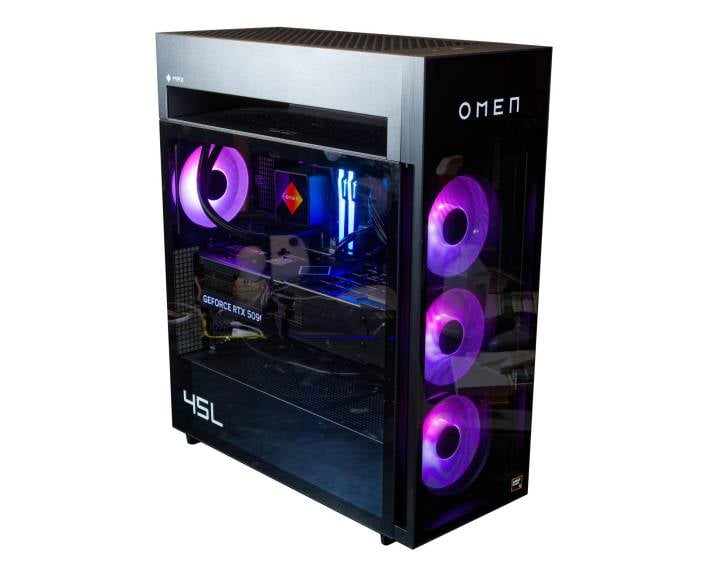 hp omen with ryzen and 5090 angle 1