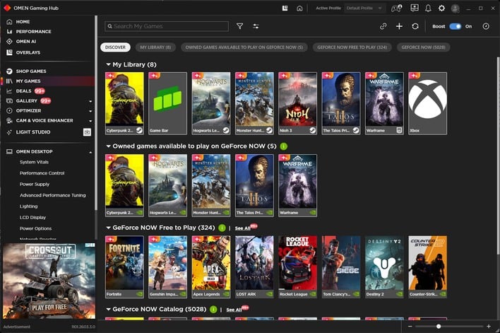 omen gaming hub 5