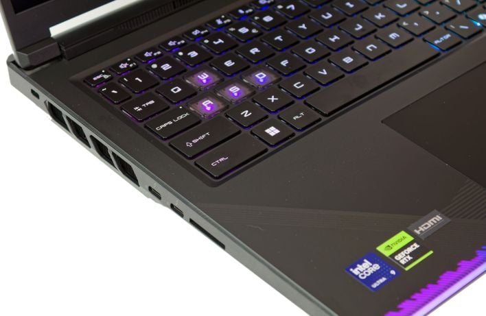 msi raider 16 max left