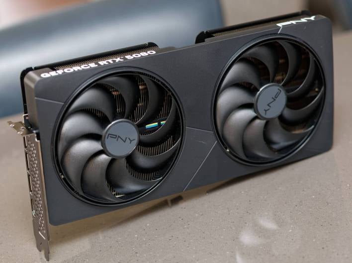 pny rtx 5080 slim angle 4