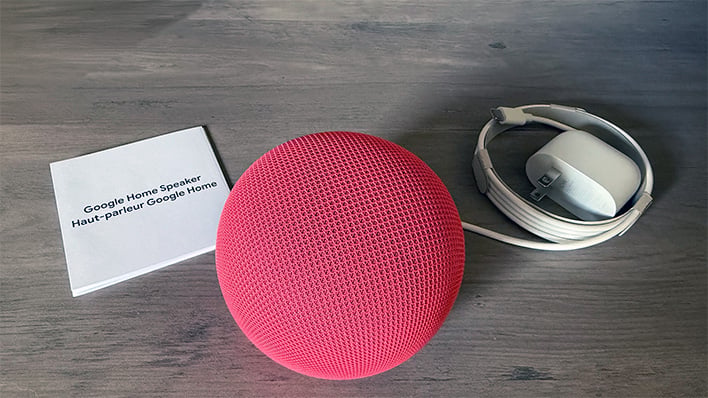 Google Home Speaker contents.