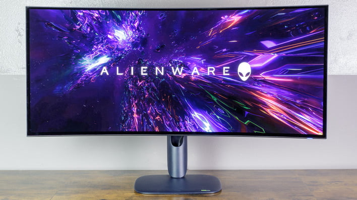hero alienware aw3926qw front bright