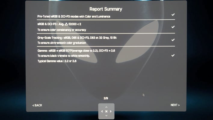 osd 13 report summary aw3926qw