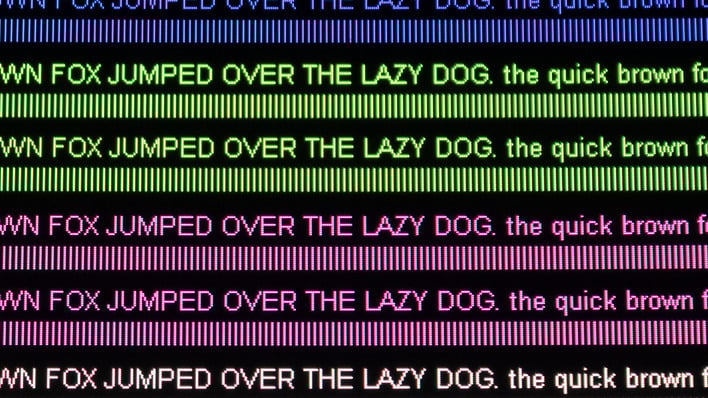 text clarity test aw3926qw