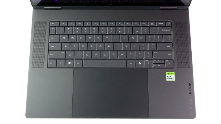 hp omnibook ultra 16 rtx spark keyboard deck 1