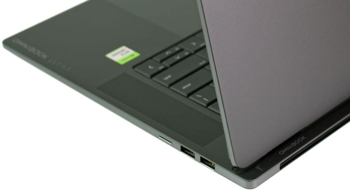 hp omnibook ultra 16 rtx spark side ports