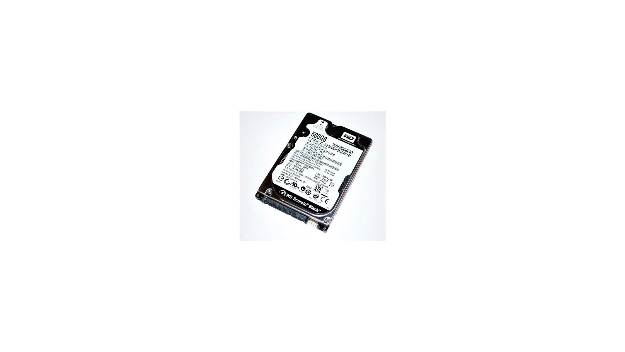 Wd scorpio outlet black 500gb