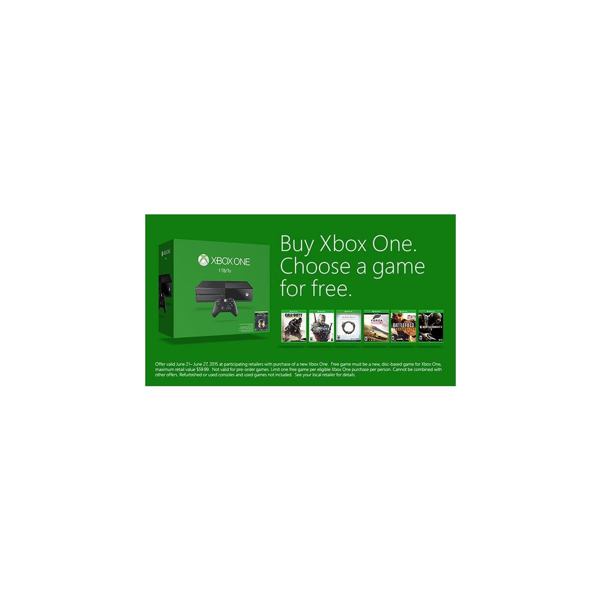 Buy An Xbox One, Get Your Choice Of One Free Game Courtesy Of Microsoft |  HotHardware