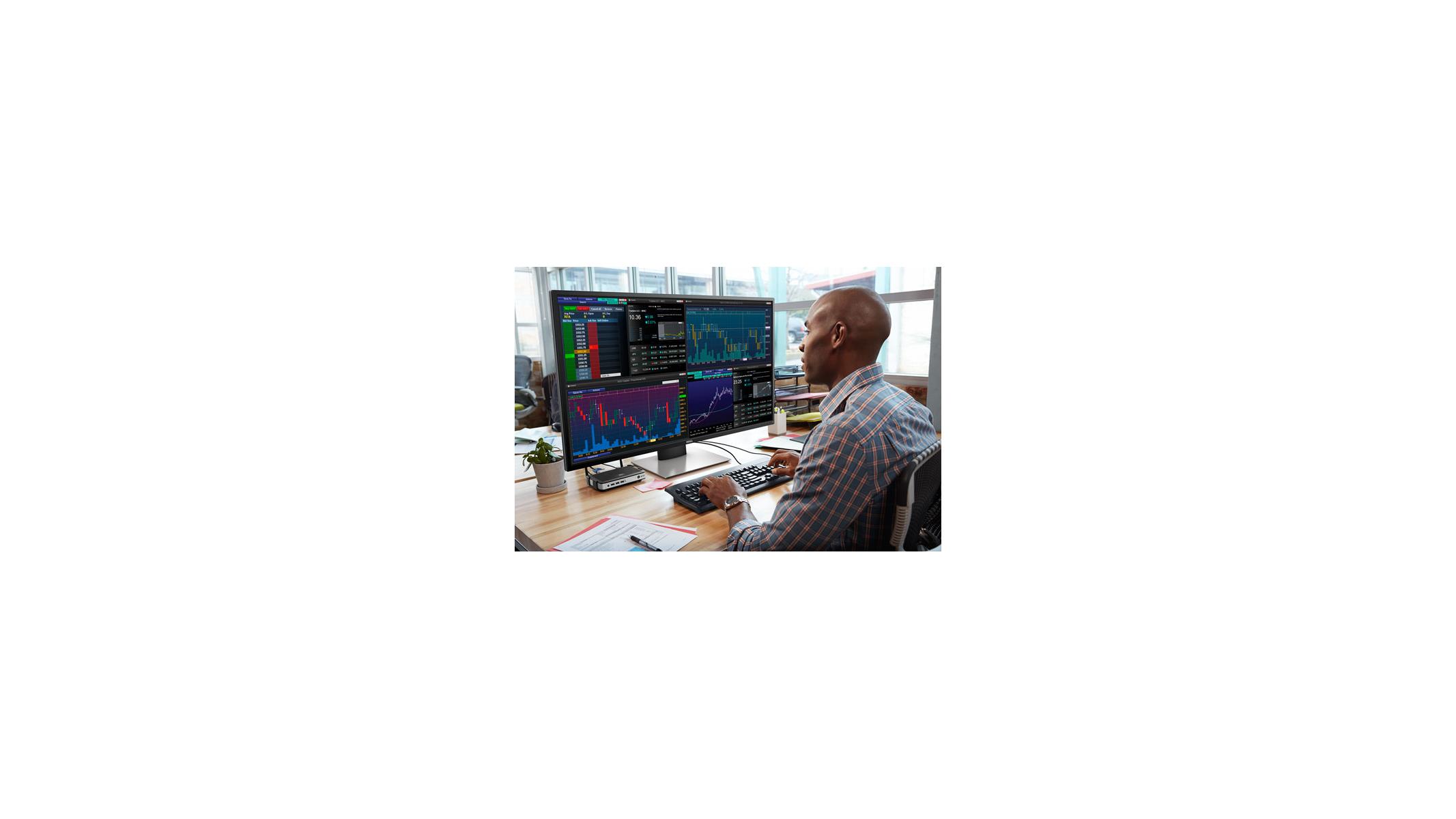 Dell's 43-inch P4317Q Multi-Client Monitor Is Dreamy With 4 X