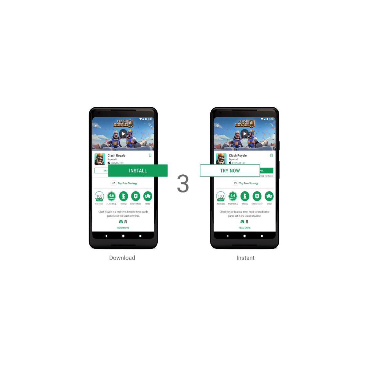 Google Play Instant for Android will allow users to try a game