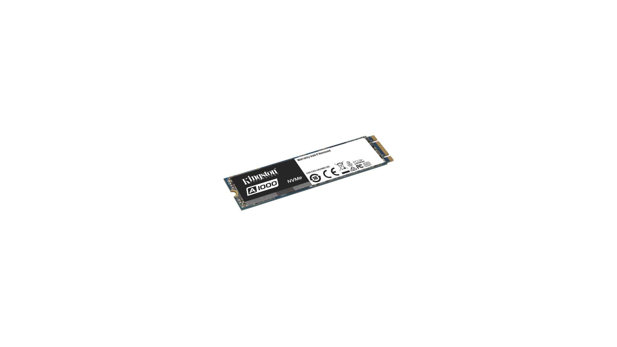 Uretfærdig maskulinitet Sparsommelig Kingston A1000 PCIe NVMe SSD Delivers Solid Performance At 'Near SATA'  Prices | HotHardware